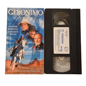 Geronimo An American Legend VHS Tape Robert Duvall Gene Hackman Wes Studi